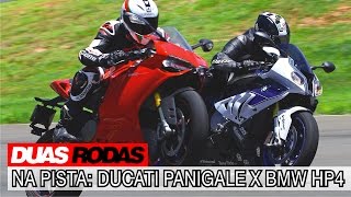 Comparativo Ducati Panigale x BMW HP4 [upl. by Lorrimer]