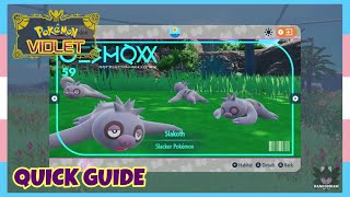 Where To Catch Slakoth In The Indigo Disk Pokemon Scarlet amp Violet  Location Quick Guide [upl. by Acinomal]