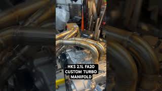 HKS FA20 CUSTOM TURBO MANIFOLD [upl. by Querida]