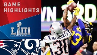 Patriots vs Rams  Super Bowl LIII Game Highlights [upl. by Ylagam706]