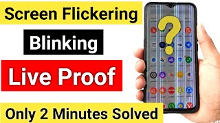 screen flickering problem in android  screen flickering  screen flickering realmedisplay blinking [upl. by Beitnes820]