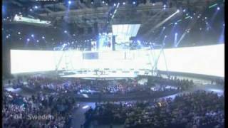 Eurovision 2009 Final  Sweden HQ [upl. by Meeharbi]