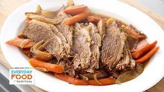 SlowCooker Brisket for Passover  Everyday Food with Sarah Carey [upl. by Cosma]