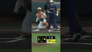 Ben Joyce throwing 100 MPH at the 2022 NCAA regionals 🔥 shorts [upl. by Ecyaj]