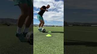 How to improve your control in tight spaces ⚽️ soccer football youtubeshorts [upl. by Tterab446]