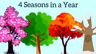 Seasons of the Year  Learn 4 Seasons for Kids [upl. by Trinl]