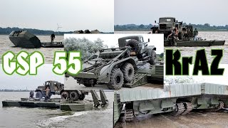 GSP 55  KrAZ  Panzerfähre in Aktion  1 Internationales Pütnitzer AmphibienFahrzeugtreffen HD [upl. by Dareen]