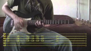 White Rabbit by Egypt Central Guitar Tutorial [upl. by Ecilef464]