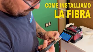 Come installiamo la Fibra Ottica FTTH in zone a fallimento di mercato [upl. by Yrehcaz]