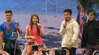 Meant to Be Meant to Be Cast sings quotKahit Sino Pa Manquot Live in Baguio City [upl. by Olumor124]