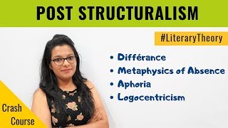 PostStructuralism Literary Theory Crash Course for UGC NET English [upl. by Sneed]