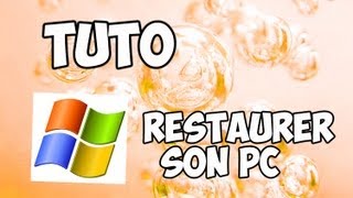 Tuto  Restaurer son Ordinateur sous Windows 7 FR [upl. by Yim921]