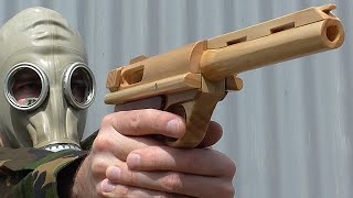 Auto Mag — Shell ejecting rubber band gun [upl. by Yevol]