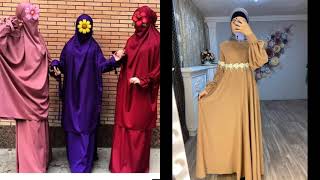 MUSLIMA AYOLLARIMIZ UCHUN HAR XIL TURDAGI LIBOSLAR qizlar uchun liboslar fasoni moda 2020 миллий [upl. by Ayet]