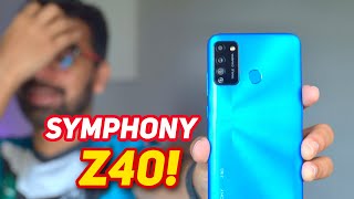 Symphony Z40 Unboxing amp First Impression WELL DONE [upl. by Mountfort]