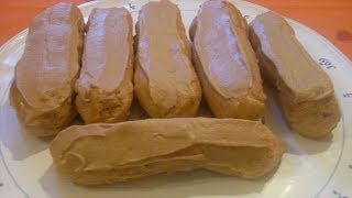 Comment faire des éclairs au café  RECETTE SPECIAL ECLAIRS CHOUX [upl. by Nnybor]