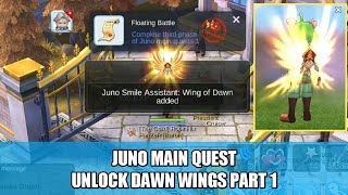 Juno Main Quest Unlock Dawn Wings Part 1  Ragnarok M Eternal Love [upl. by Pronty]