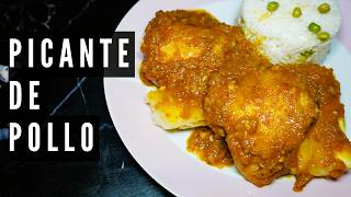 PICANTE DE POLLO  Receta casera y fácil de preparar  Olla y Sazón [upl. by Kirwin47]