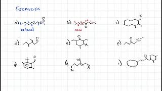 Nomenclatura de aldehídos y cetonas [upl. by Carrie]