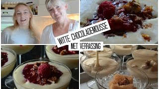 WITTE CHOCOLADEMOUSSE  SophieStraalt [upl. by Rambort]