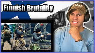 US Marine reacts to the Finnish Brutality Competition Polenar Tactical [upl. by Oulman67]