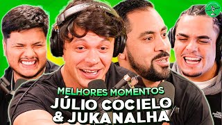 JÚLIO COCIELO amp JUKANALHA NO PODPAH  MELHORES MOMENTOS [upl. by Annodam]