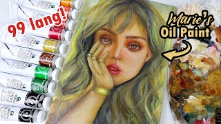 ✨Finally Oil Paint✨ Maries Oil Paint Linseed Oil amp Varnish Review [upl. by Eniluj]