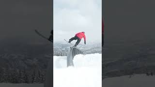 Top line at Snowmass Park snowboarding [upl. by Imoyik]