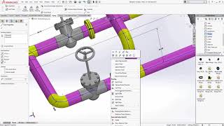 SOLIDWORKS  Routing Pipe 101 [upl. by Dressel605]