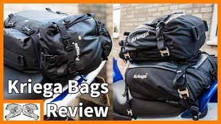 Kriega US10 20 amp 30 Bags  Owners Review [upl. by Assenay]