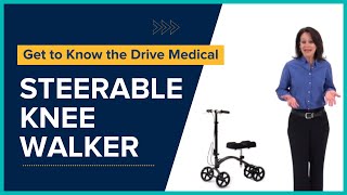 Drive Medical Steerable Knee Walker [upl. by Cissej]