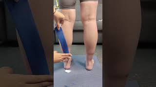 How to apply kinesiology tape for calf [upl. by Margit198]