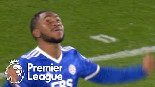 Ademola Lookman smashes Leicester City in front of Liverpool  Premier League  NBC Sports [upl. by Rosanne]