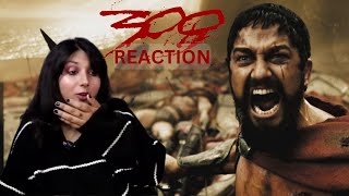 THIS IS SPARTAAAA 300 MOVIE REACTION first time watching [upl. by Katsuyama]