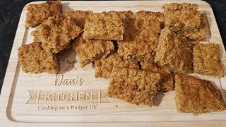 Easy Flapjacks Recipe  Oats Traybake  Cooking on a Budget [upl. by Issie934]