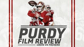 Brock Purdy playoff film analysis Every throw vs the Packers — the Joe Montana turnaround [upl. by Anoved]