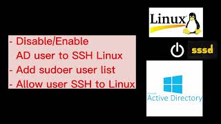 SSSD Realm for Linux host disableenable and allow remote from AD user [upl. by Lessirg264]