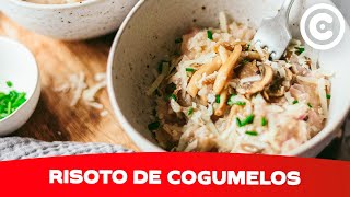 Como fazer Risoto de Cogumelos  Receita Vegetariana [upl. by Sonnie]