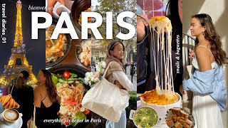 Everything I Ate in Paris 🥐🇫🇷✨🥖  Growing Up Friendships amp Romanticizing Life  My First Girls Trip [upl. by Hara]