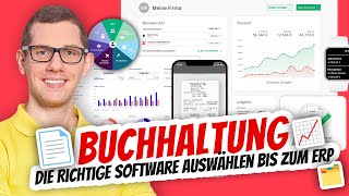 Die richtige Buchhaltungssoftware Finanzbuchhaltung 📈 Cloud FiBu Steuersoftware  Lohn amp Gehalt [upl. by Amimej978]