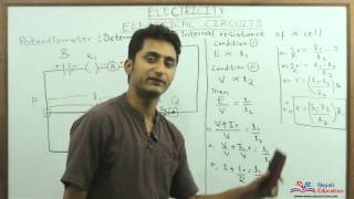 Potentiometer Determination Of Internal Resistance Of A Cell [upl. by Hube184]