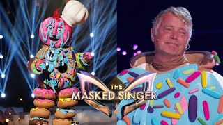 The Masked Singer  Donut  All Performances and Reveal [upl. by Elkcim408]