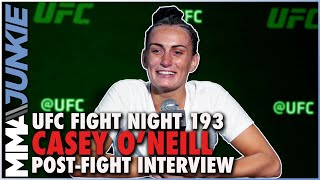 Casey ONeill hopes to shed rookie label with TKO of Shevchenko  UFC Fight Night 193 [upl. by Attirehs256]