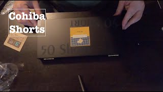 First Taste Unboxing Cohiba Shorts Cigars Limited Edition Humidor [upl. by Elolcin]