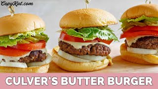 How to Make a Hamburger Just like Culvers Butter Burgers [upl. by Maxima879]