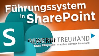 Führungssystem in SHAREPOINT  QMS LiveDemo der GewerbeTreuhand AG IOZ Community Dez 2021 [upl. by Capwell297]