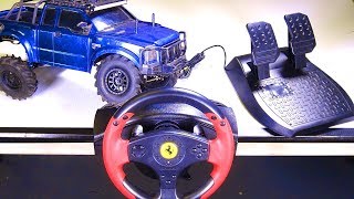 RC ADVENTURES  RACE WHEEL MOD  for RC Playstation XBox PC RC Thrustmaster  Radio  Spektrum [upl. by Mariann]