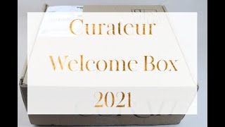 Curateur Summer 2021 Welcome Box Review  Coupon [upl. by Naujej]