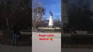 Estatua del ángel caído madrid Madrid 🇪🇸destinosturisticos travel [upl. by Ahsilef]