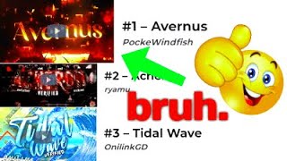 Avernus is the NEW TOP 1 geometry dash MEMES [upl. by Cindra]